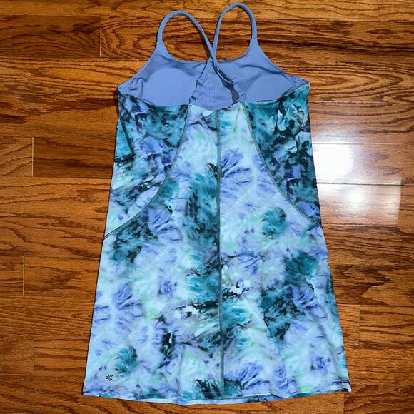 Athleta Girl Doing The Most Solarize Cottage Blue Dress Size XL 14 - Picture 13 of 16